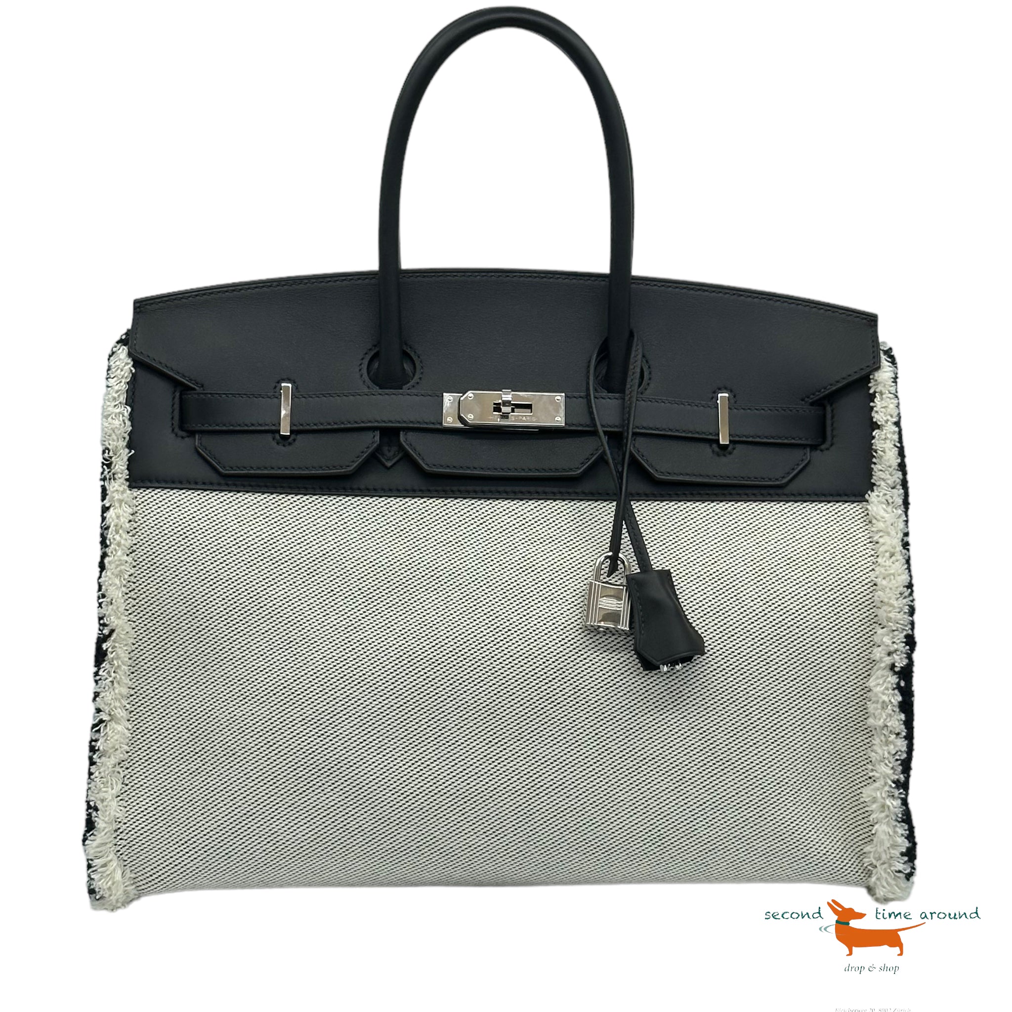 Hermes Birkin 35 Fray Fray Bag