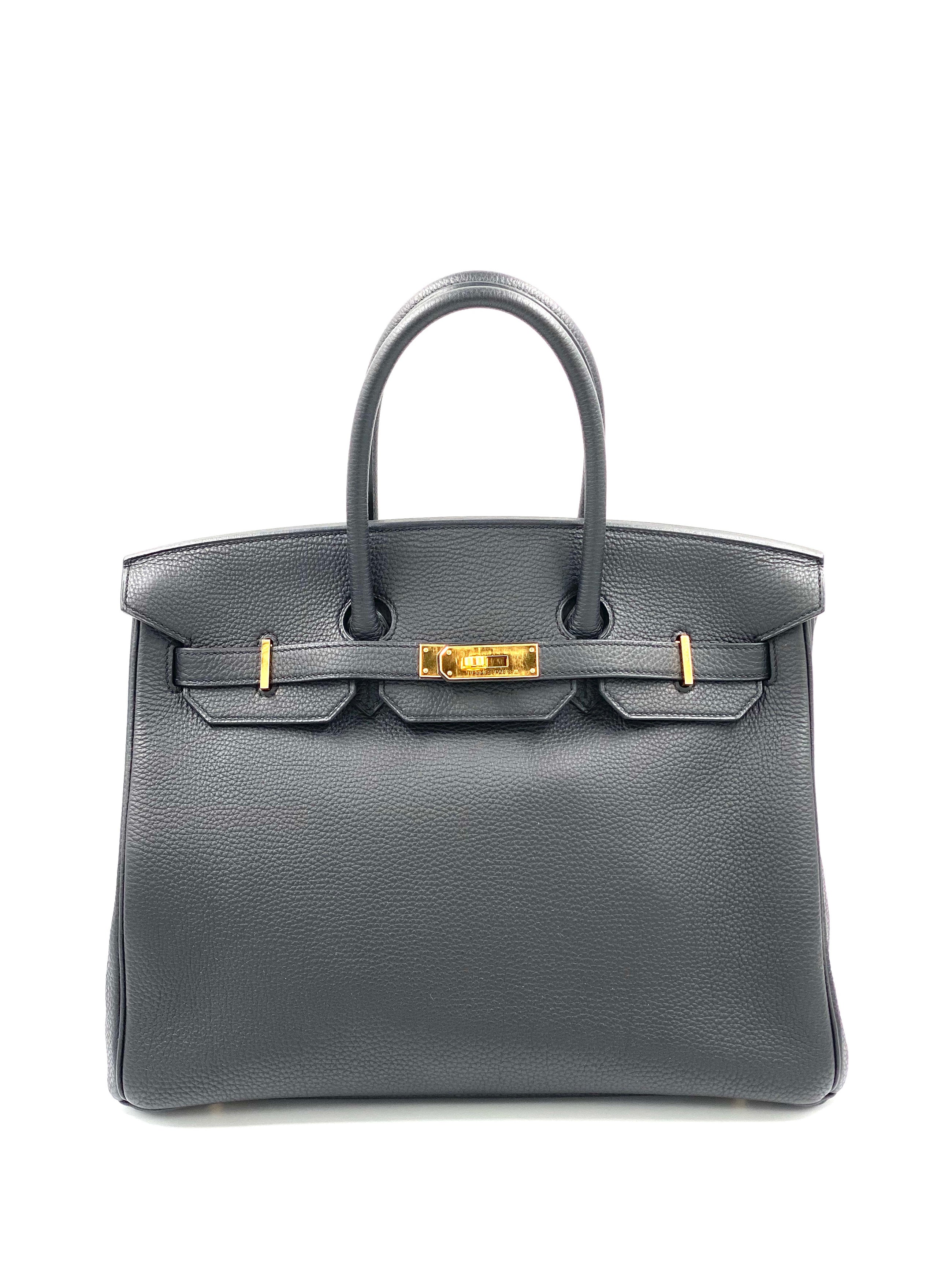 Hermes Birkin 35 Cm Veau Togo Leder Gold Bag