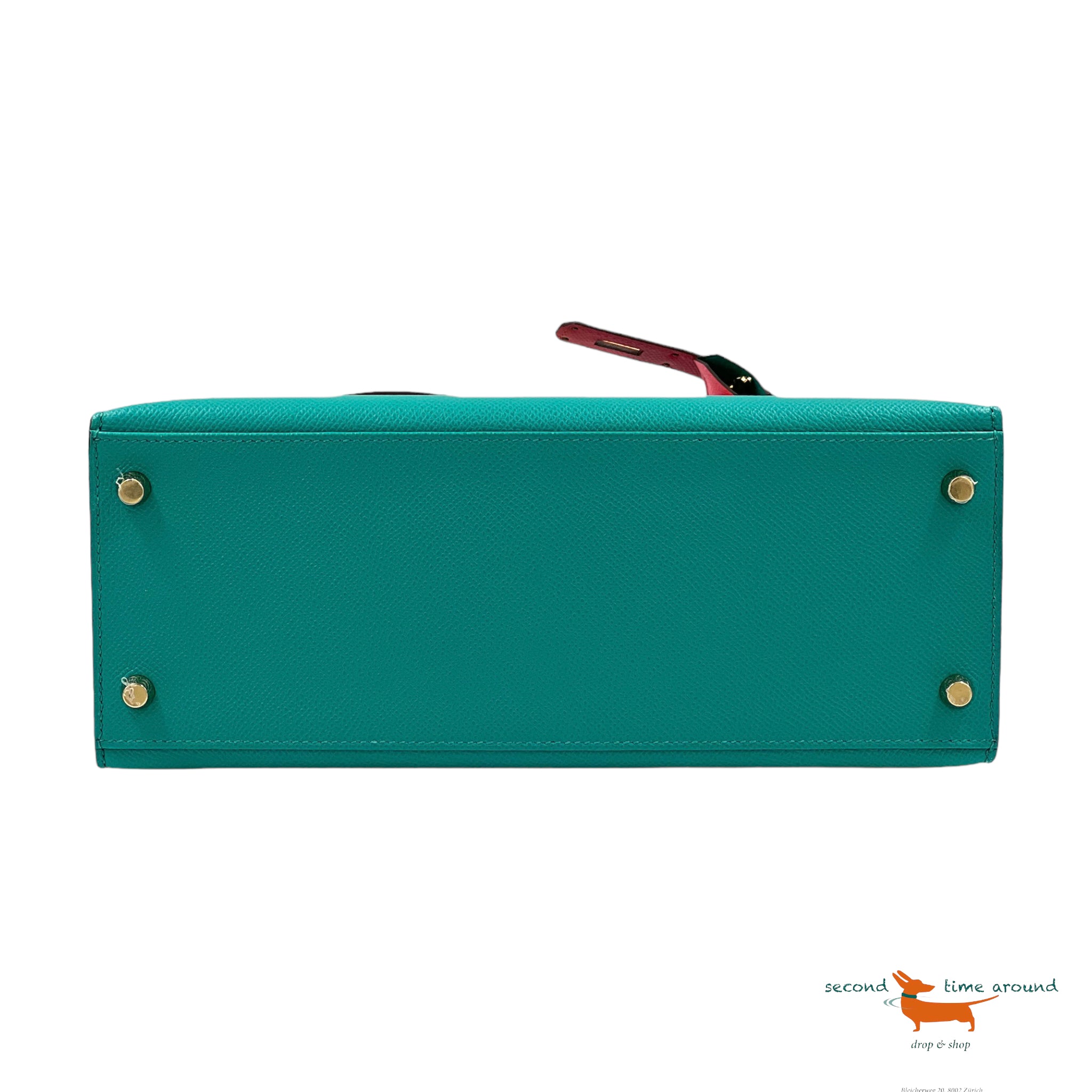 Hermes Kelly II Sellier 28 Veau Epsom Bleu Paon Limited Edition Bag