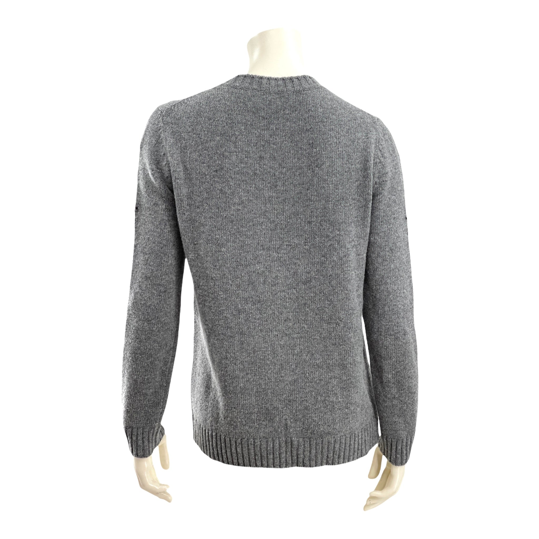 Prada Floral Wool-Intarsia Pullover