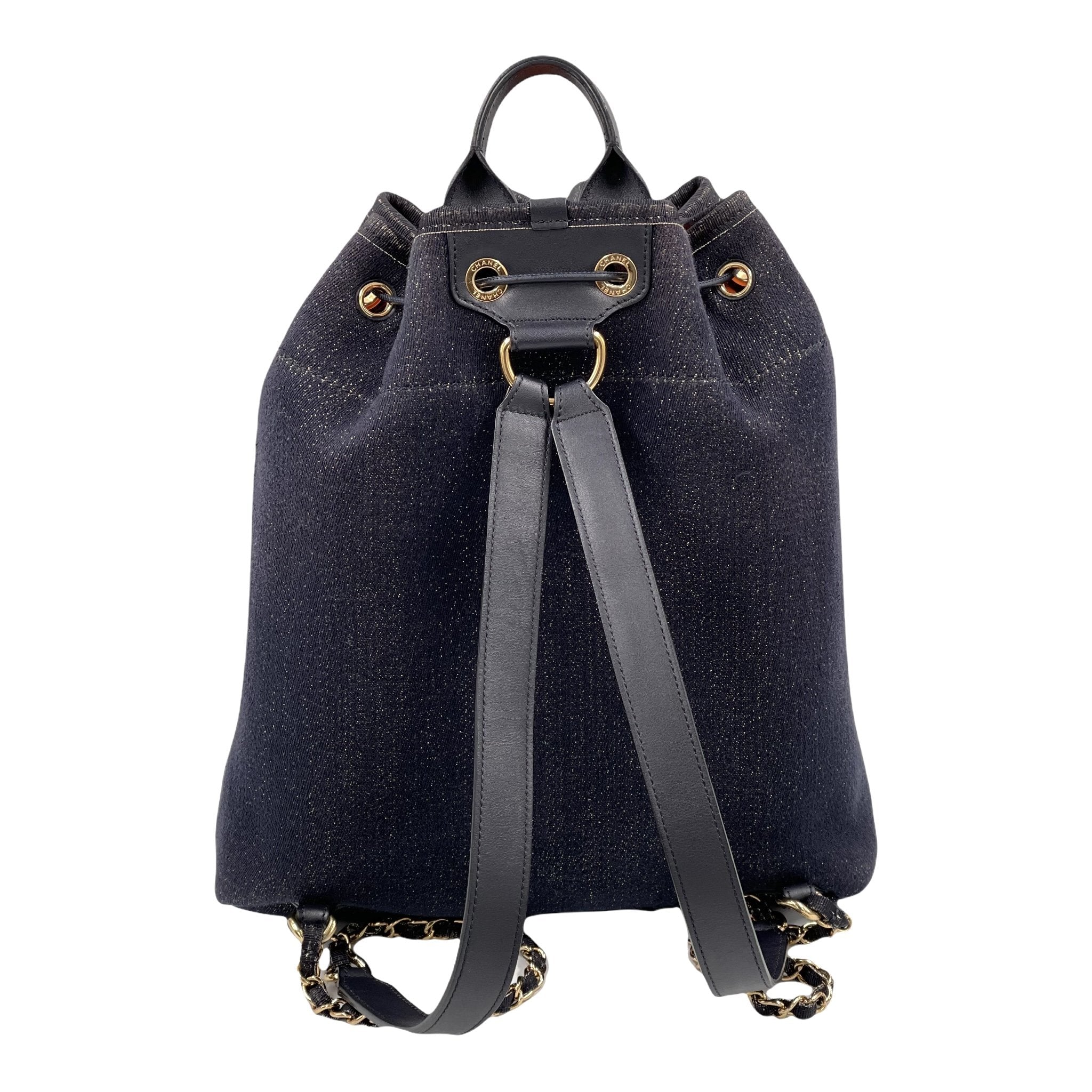 Chanel Deauville Drawstring Typ Chain Shoulder Bag