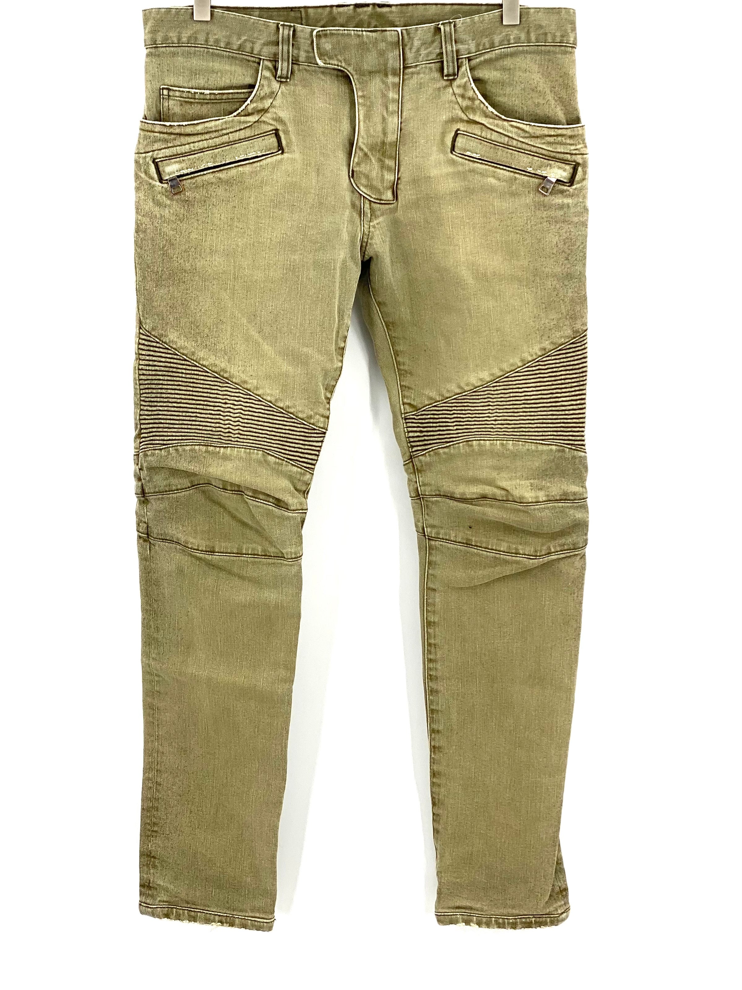Balmain slim biker jeans