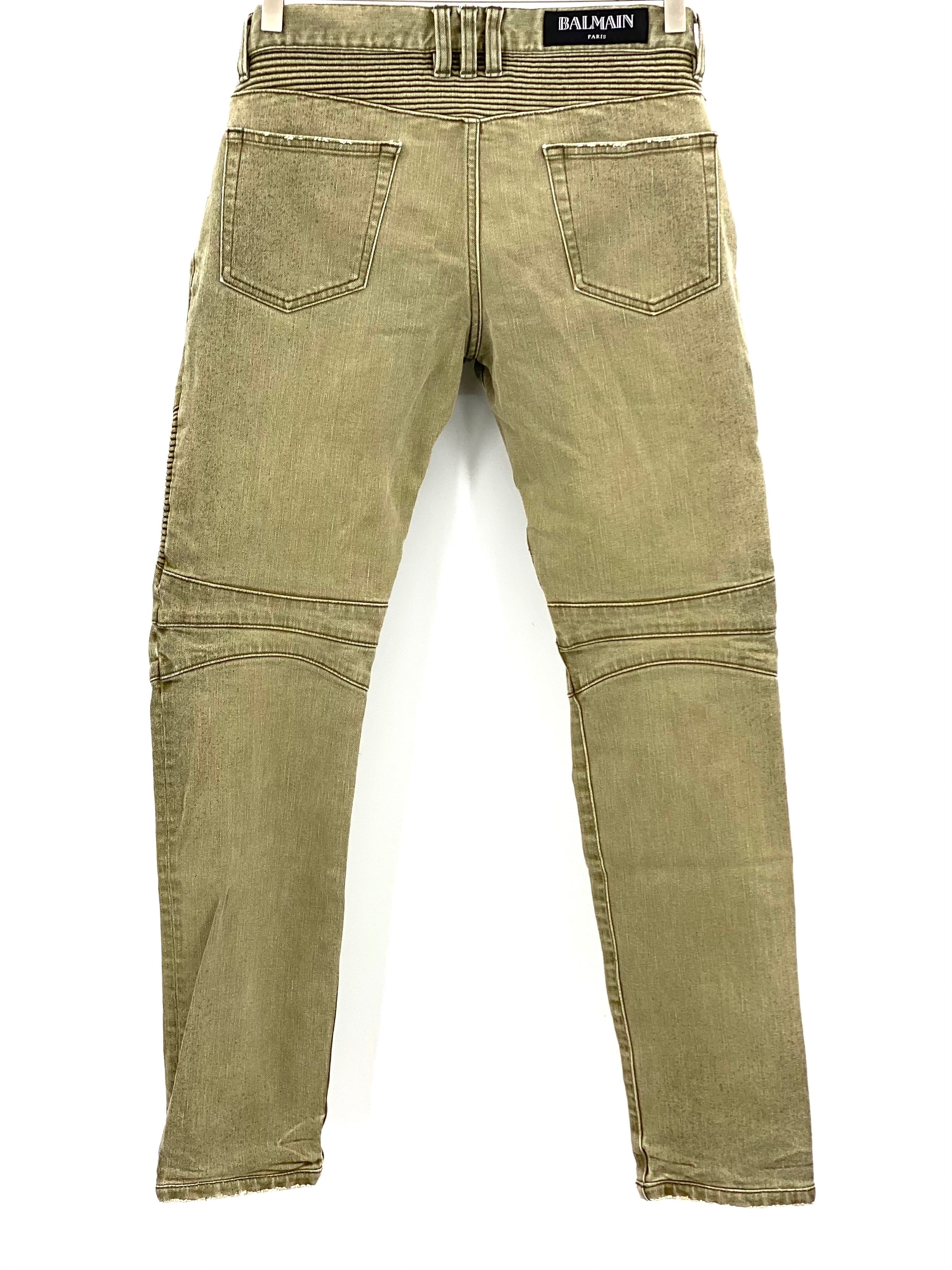 Balmain slim biker jeans