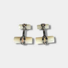 Tiffany Rare Cufflinks Silver And Mother Of Pearl