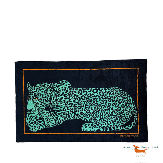 Hermès Leopard Beach Bath Towel