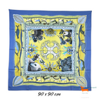 Hermes Silk Scarf La Vie du Grand Nord by Aline Honore
