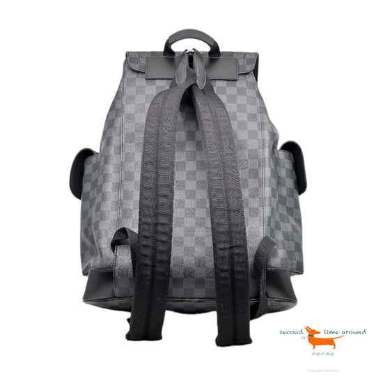 Louis Vuitton Damier Graphite Christopher Backpack PM