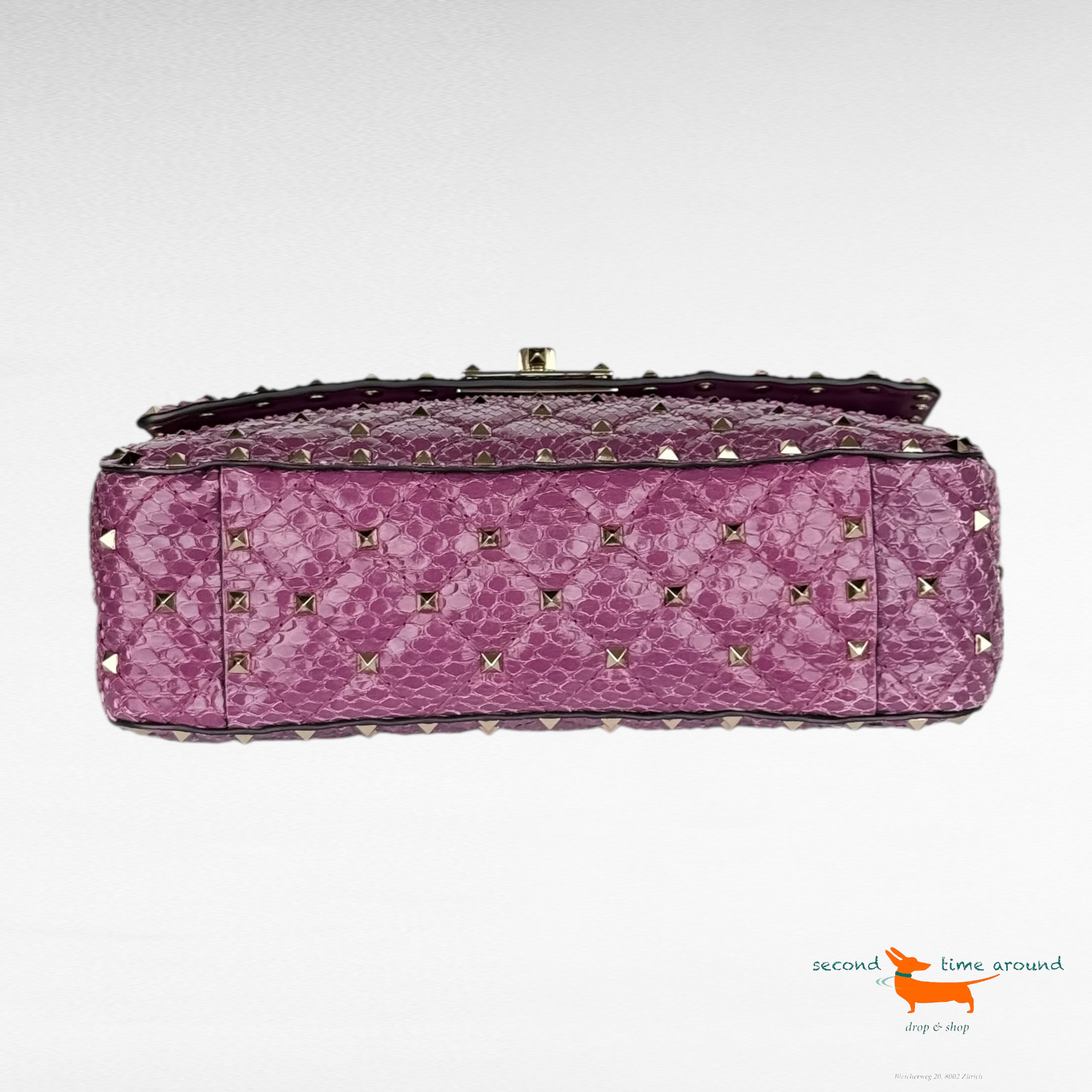 Valentino Rockstud Python Bag