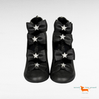 Chanel Buffalo Glitter Crystal Star Bow Pumps Black