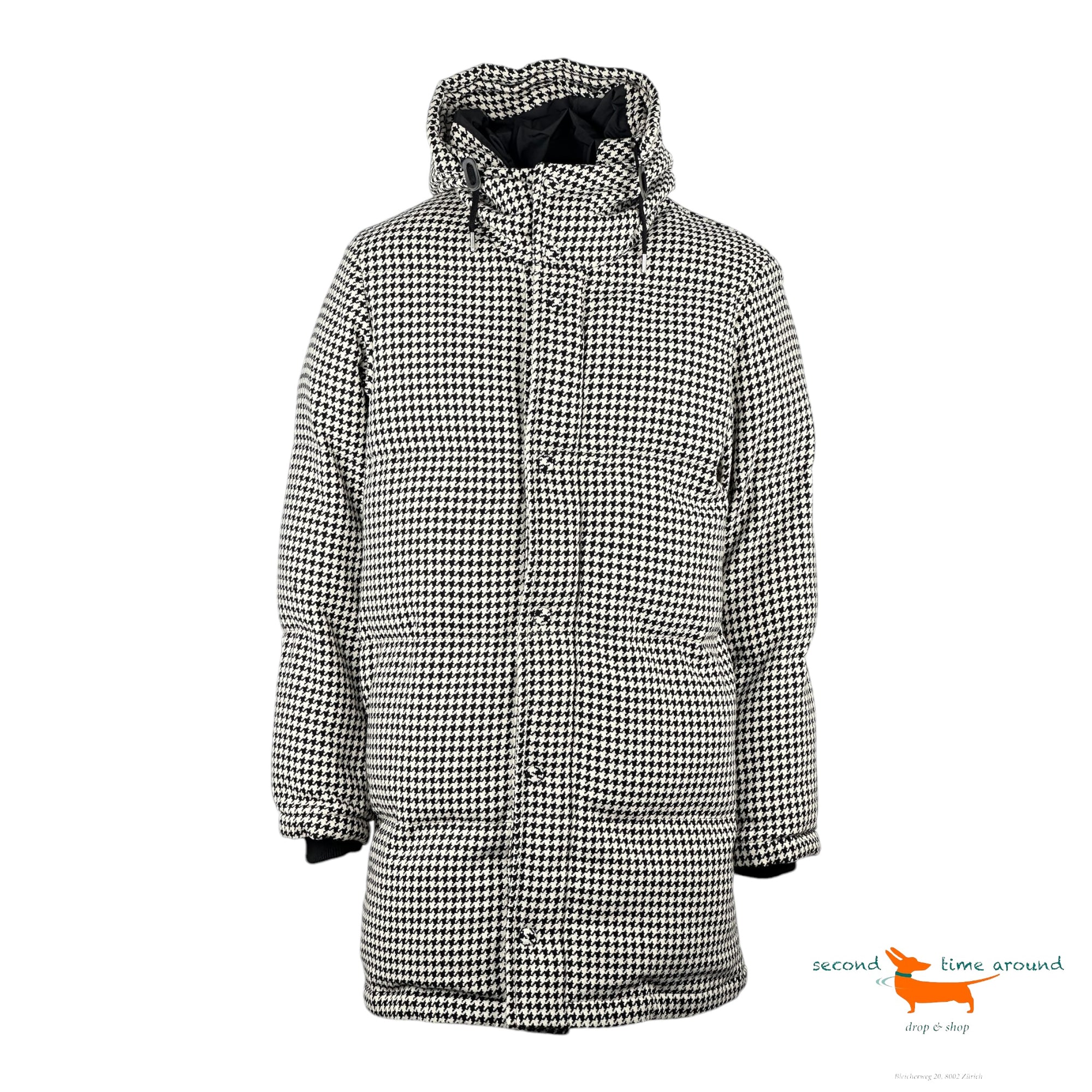 AMI Alexandre Mattiussi Black Polyester Down Jacket