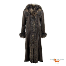 Entre Deux Lambskin  Coat  with Fox