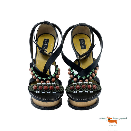 Etro Embroidered Sandals