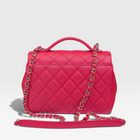 Chanel Red Quilted Caviar Medium Affinity Flap Bag
