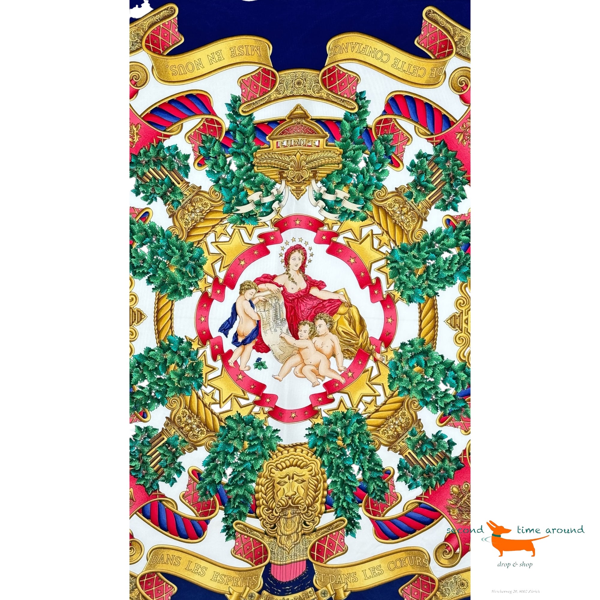 Hermes Europe Scarf by Joachim Metz