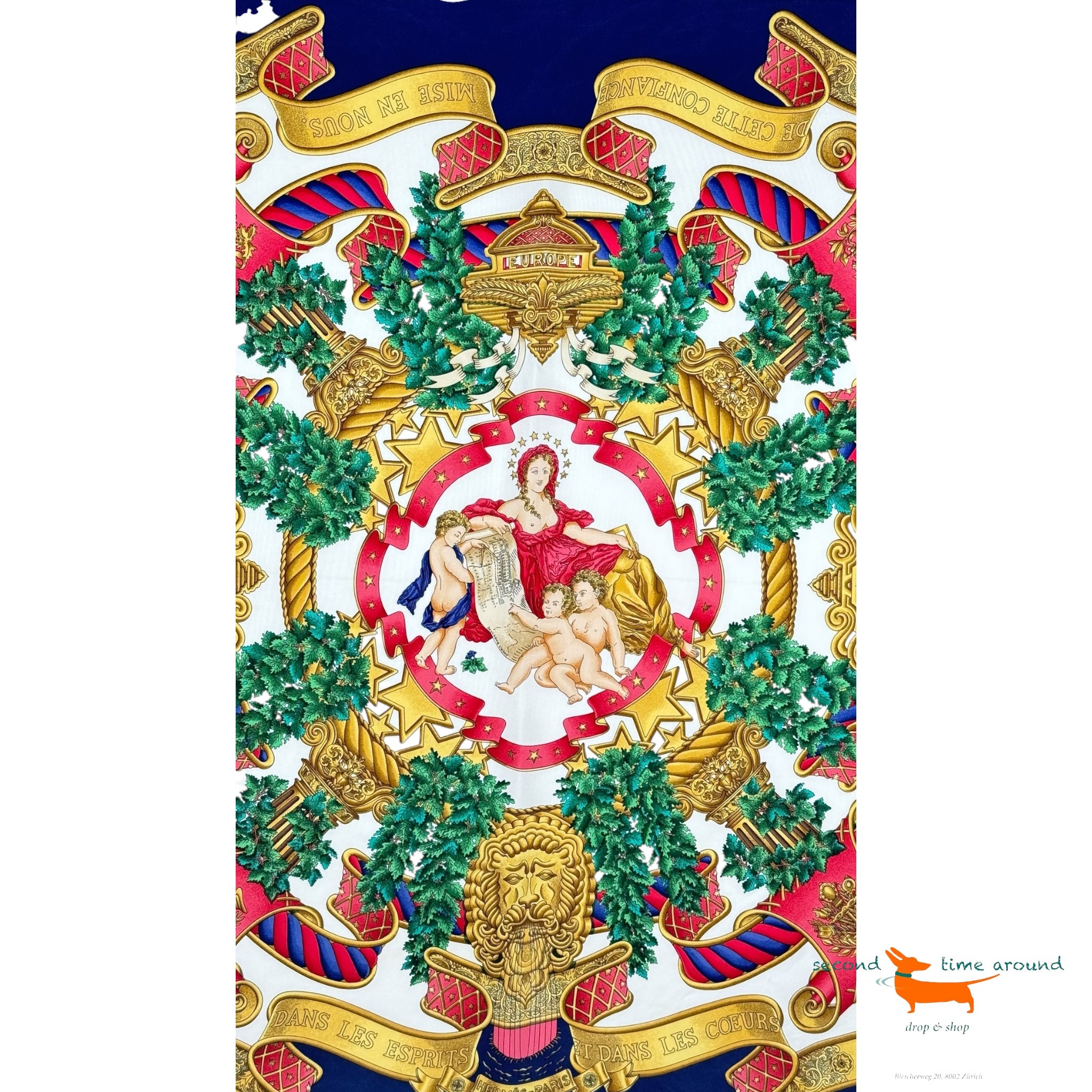 Hermes Europe Scarf by Joachim Metz