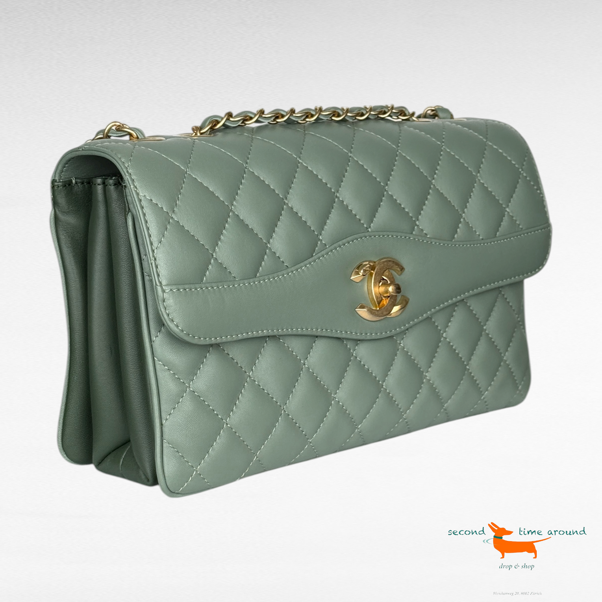 Chanel Curved Flap Bag