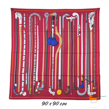 Hermes Silk Scarf Les Cannes by Virginie Jamin
