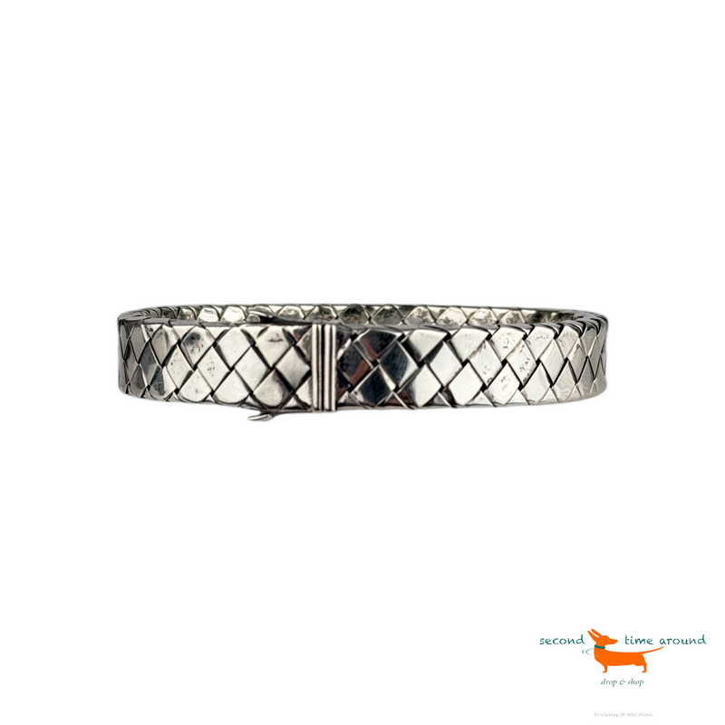 Bottega Veneta Silver Bracelet