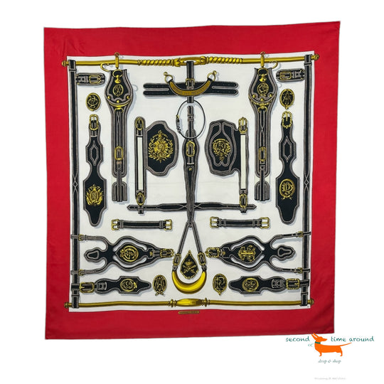 Hermes Harnais Des Présidents Scarf