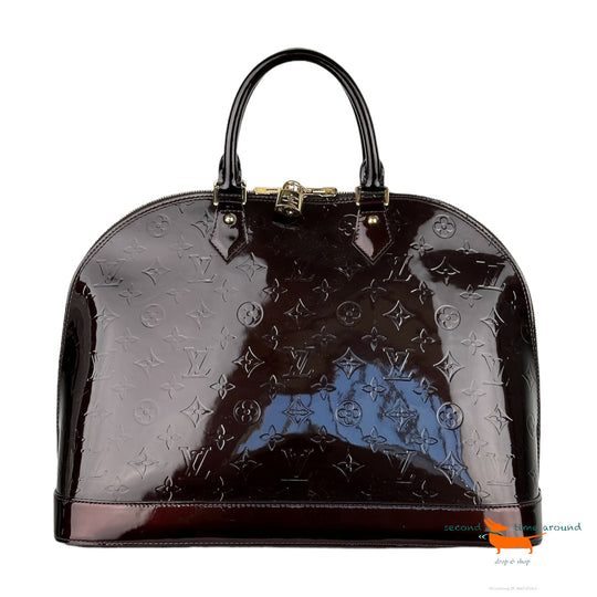 Louis Vuitton Monogramme Vernis Alma GM  Bag