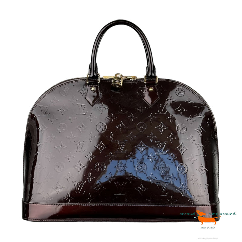 Louis Vuitton Monogramme Vernis Alma GM  Bag