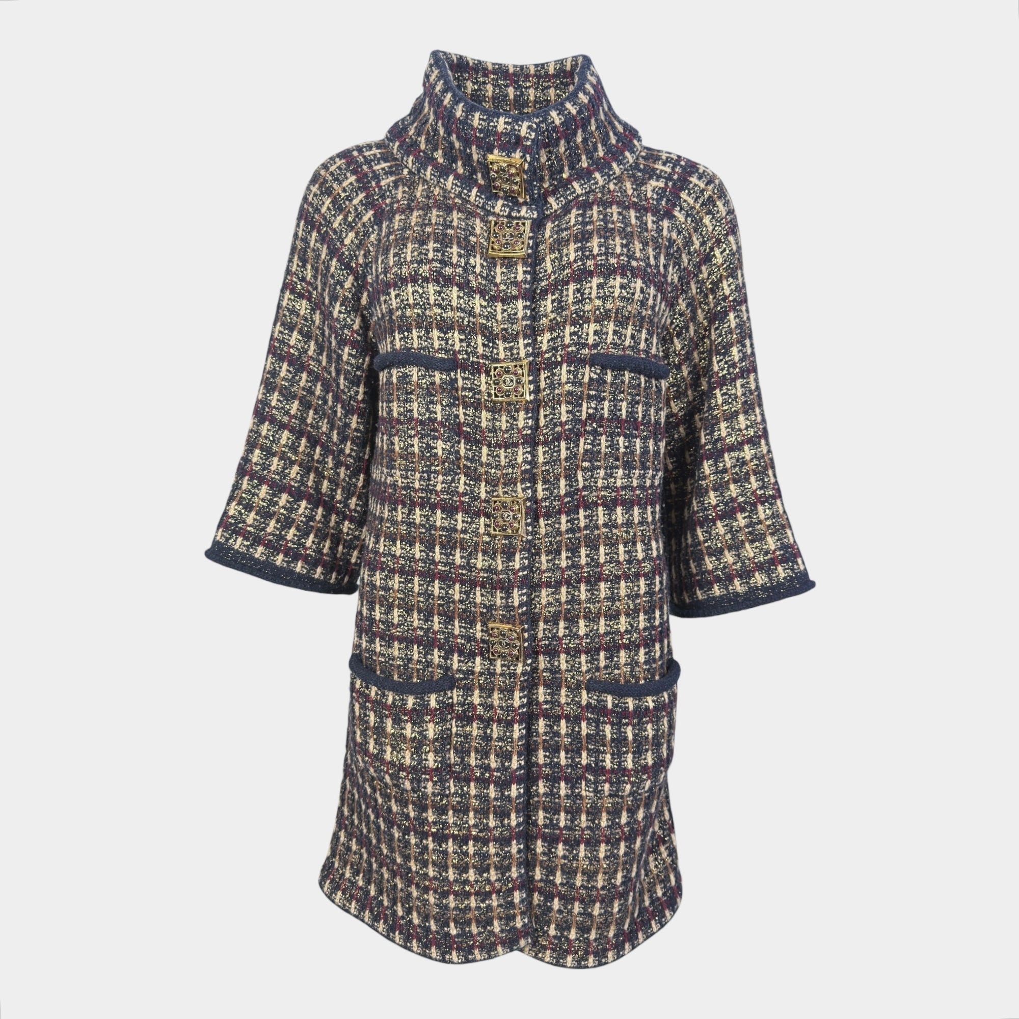 Chanel Paris-Byzance Tweed Coat
