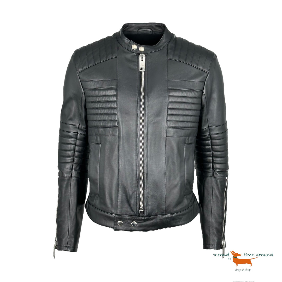 Les Hommes Leather Jacket