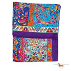 Hermes Scarf Cashmere Silk Au Pays des Oiseaux Fleurs