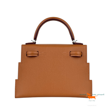 Hermès Limited Edition Gold , Bleu Zanzibar, Rose Texas  And Jaune Milton Epsom Quelle Idole Kelly Doll Picto Palladium Hardware Bag