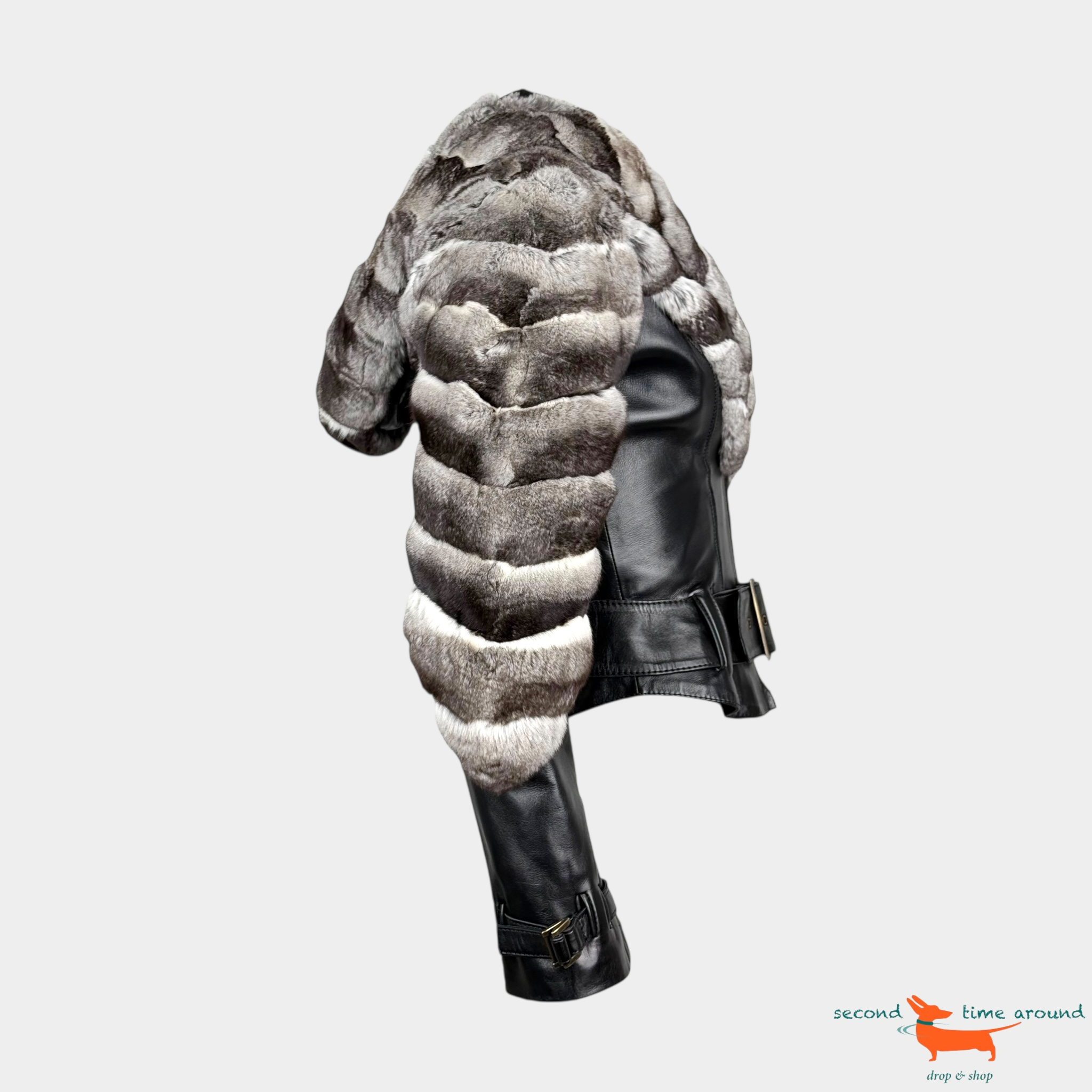 Jitrois Leather Jacket with Chinchilla