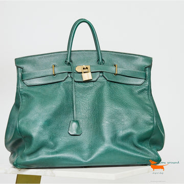 Hermes Birkin HAC 55 Green Bag