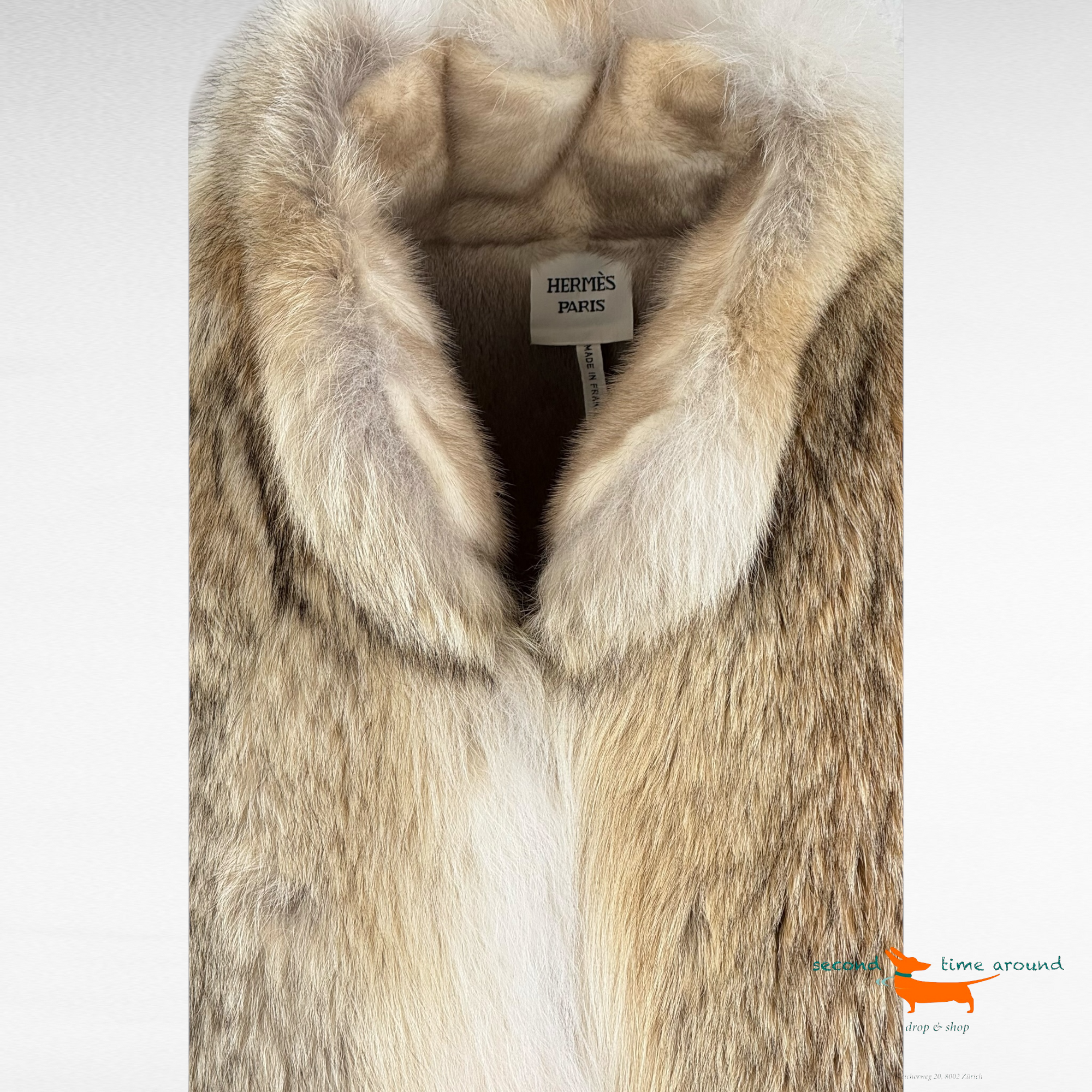 Hermes Fur Vest