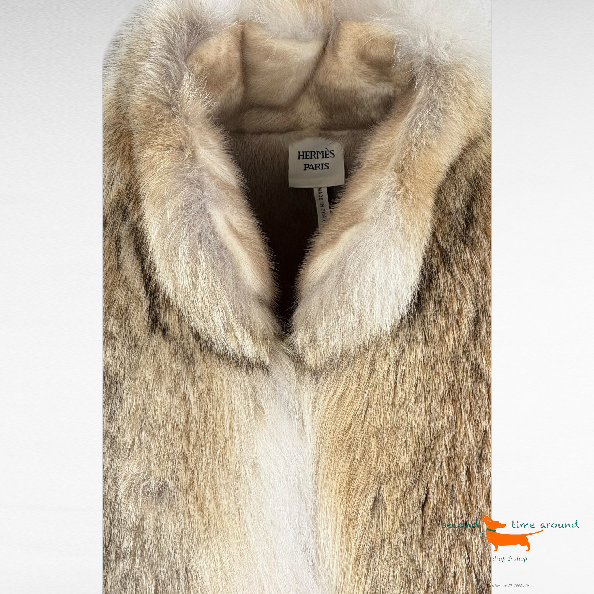 Hermes Fur Vest