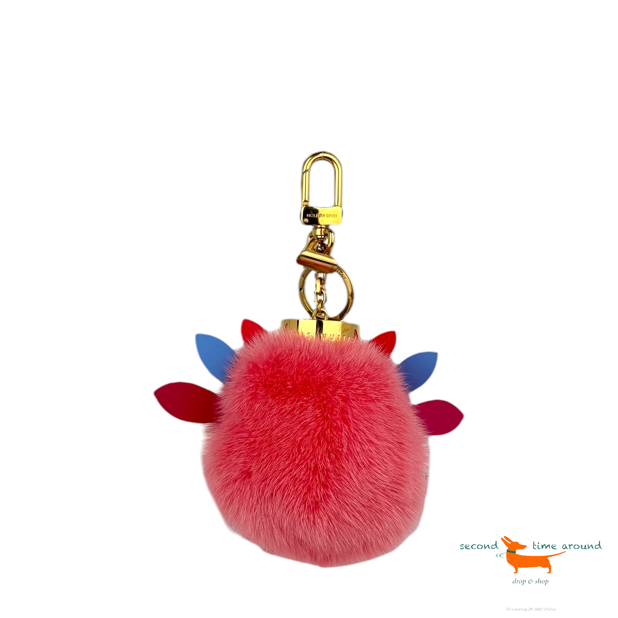 Louis Vuitton Charm in Pink Mink