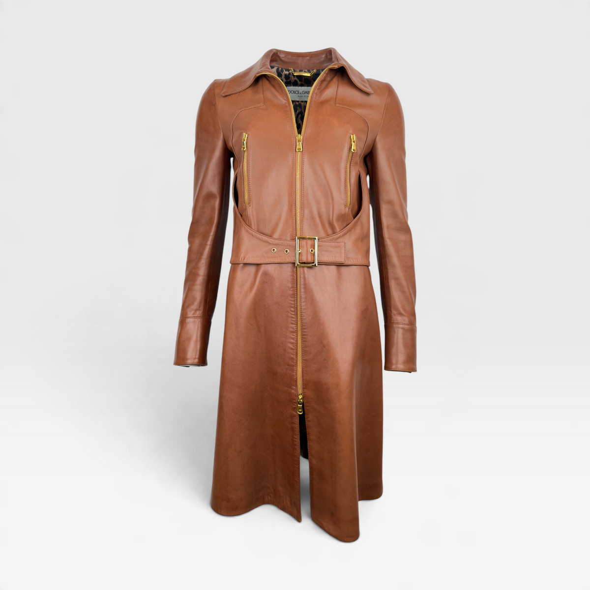 Dolce&Gabbana Leather Coat