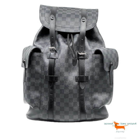 Louis Vuitton Damier Graphite Christopher Backpack PM