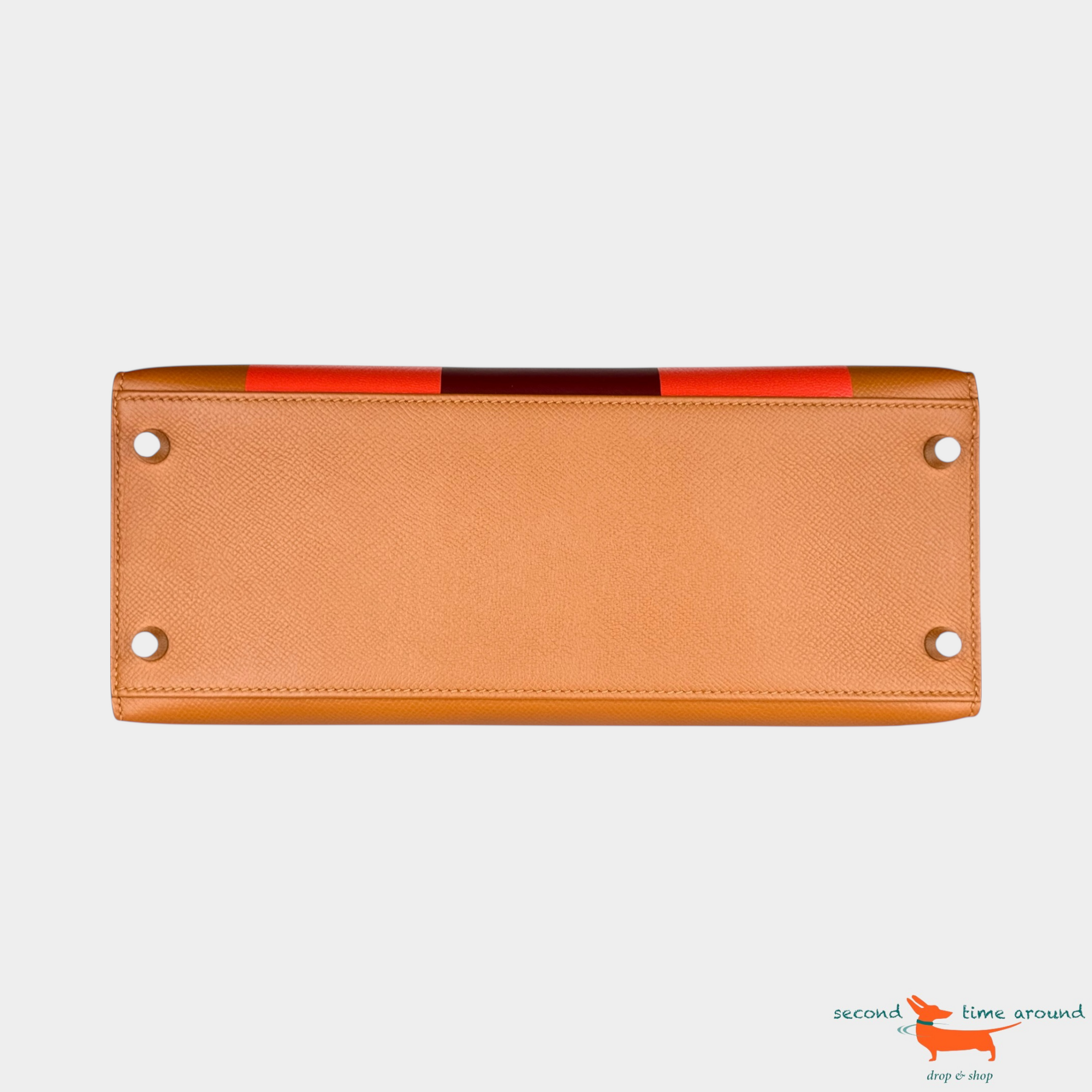 Hermes Kelly II Sellier 28 Lettre H Epsom Gold Bag