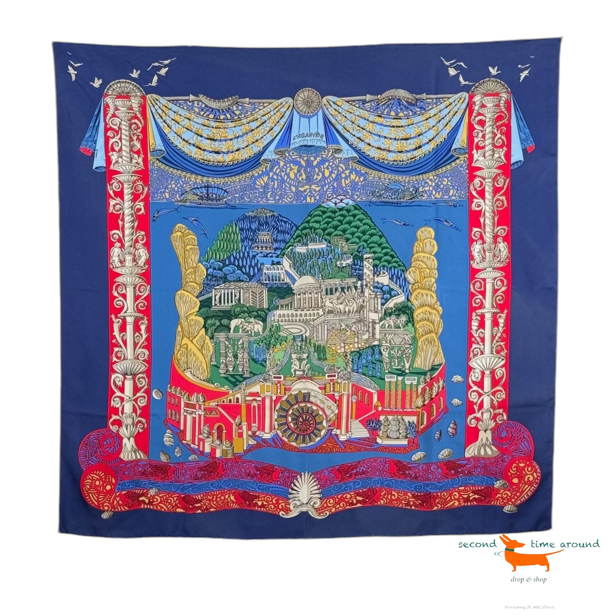 Hermes L’Atlantide Scarf