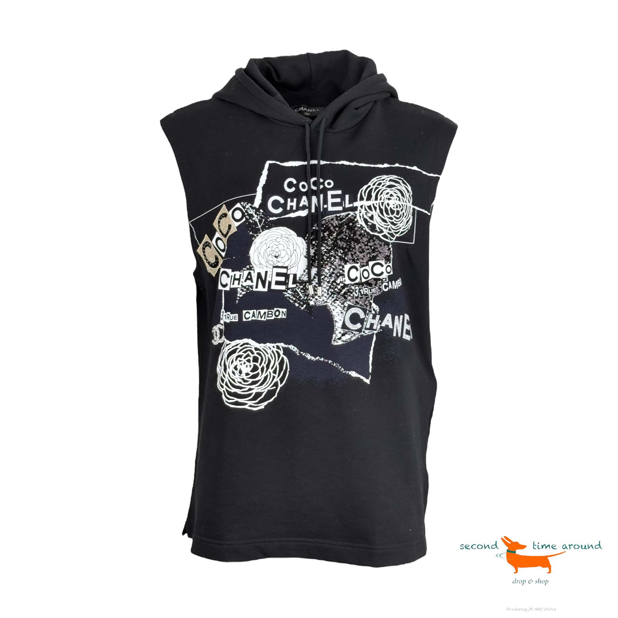 Chanel Sleeveless Hoodie