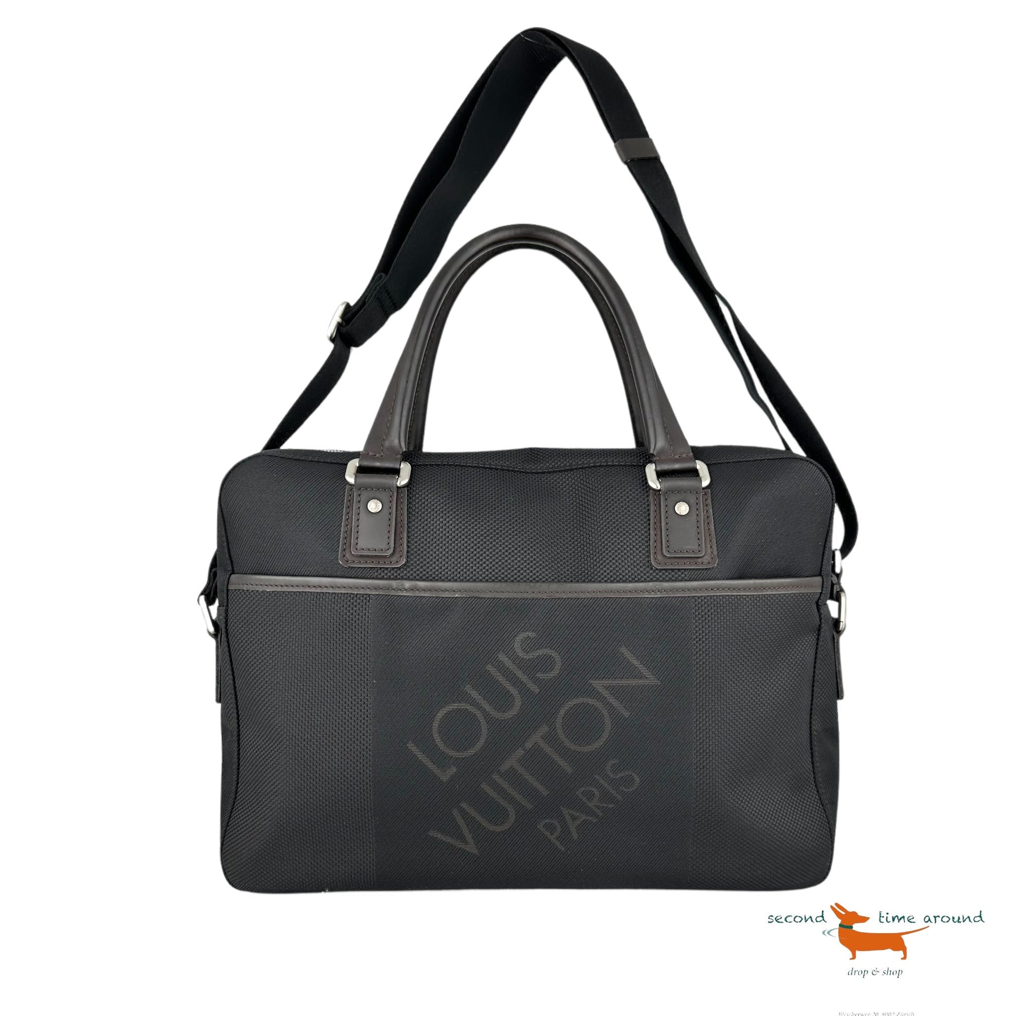 Louis Vuitton Yack GM Black Canvas Bag