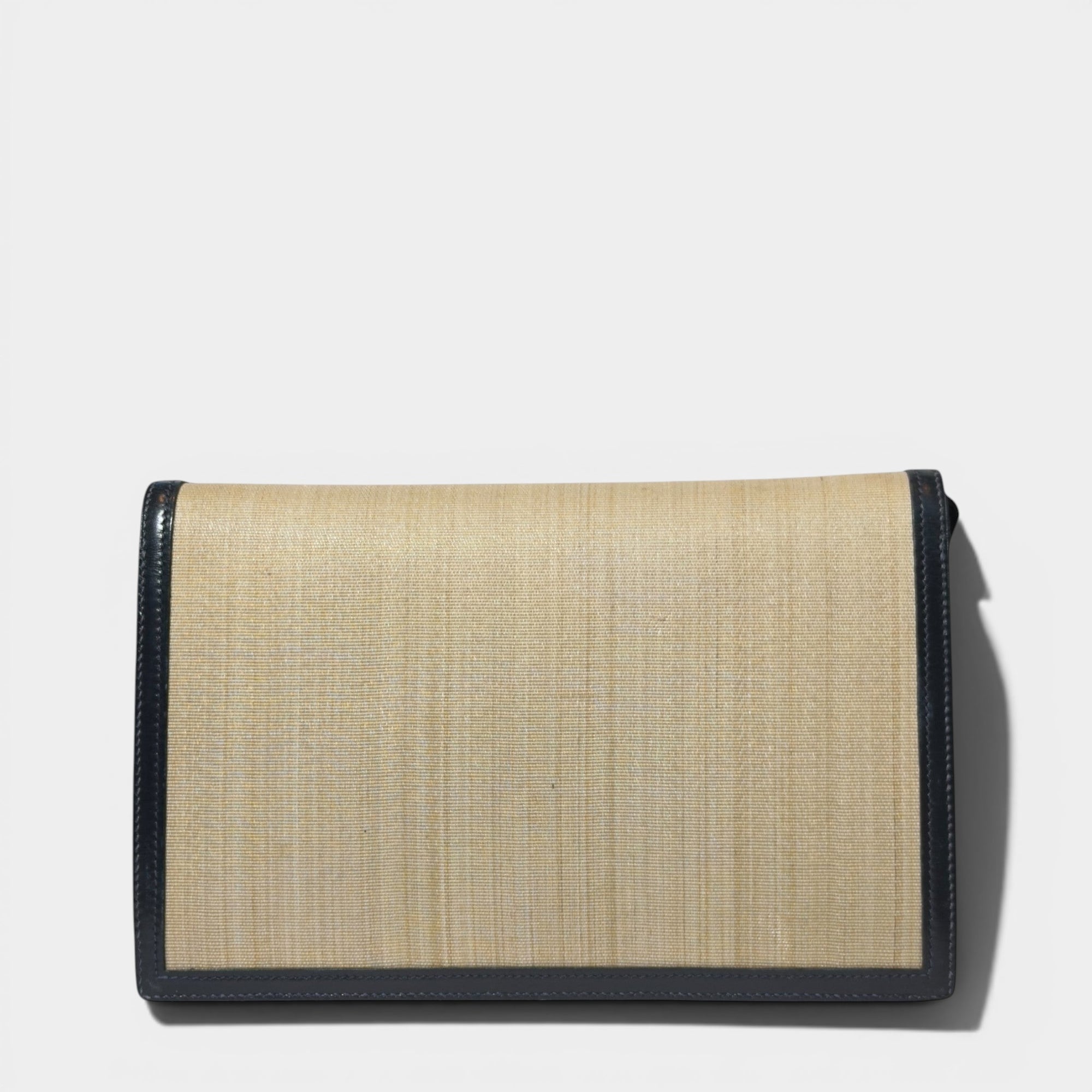 Hermes Lydie Vintage Beige Leather Bag