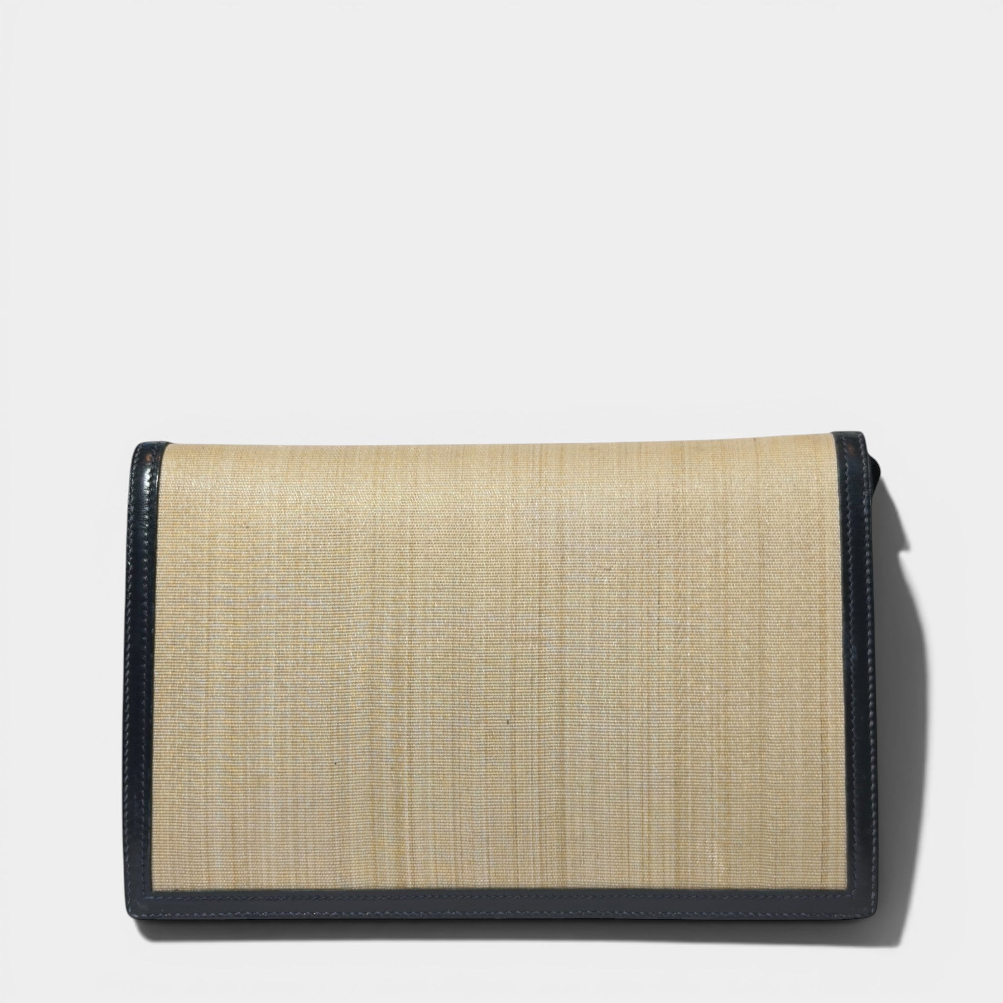 Hermes Lydie Vintage Beige Leather Bag