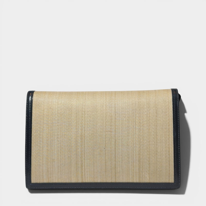 Hermes Lydie Vintage Beige Leather Bag