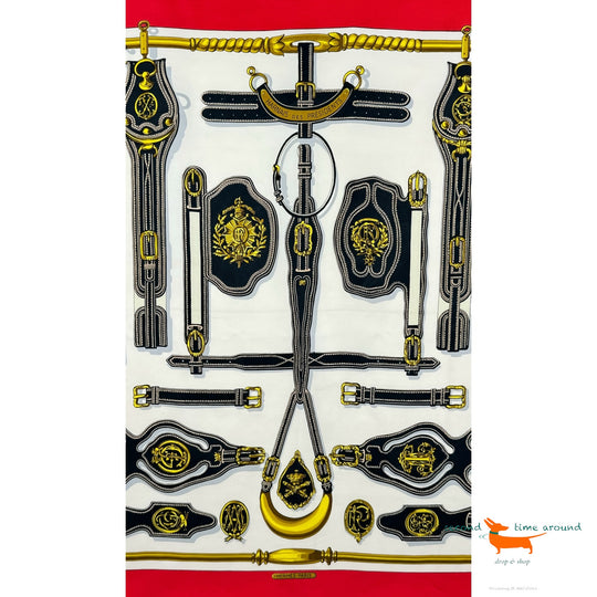 Hermes Harnais Des Présidents Scarf