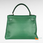 Hermes Kelly Epsom 28 Green Bag