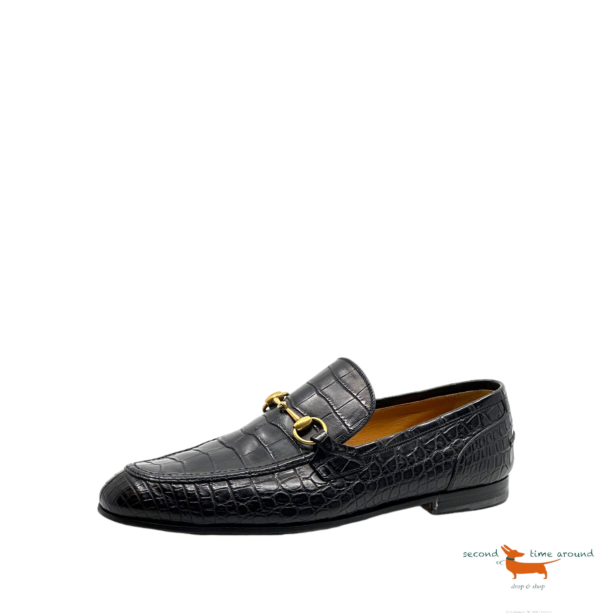 Gucci Jordaan Crocodile loafer