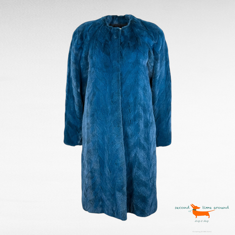 Hermes Mink Coat with Scarf