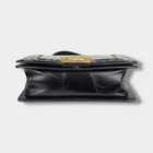 Chanel Black and Gold Crocodile-Embossed Leather Small Graffiti Boy Bag