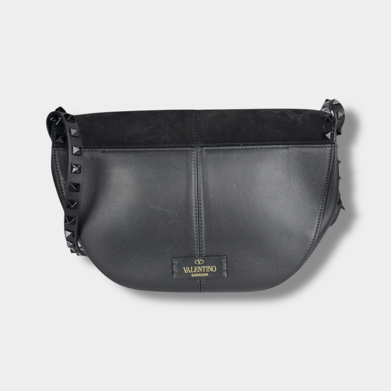 Valentino Suede Rockstud Crossbody Bag