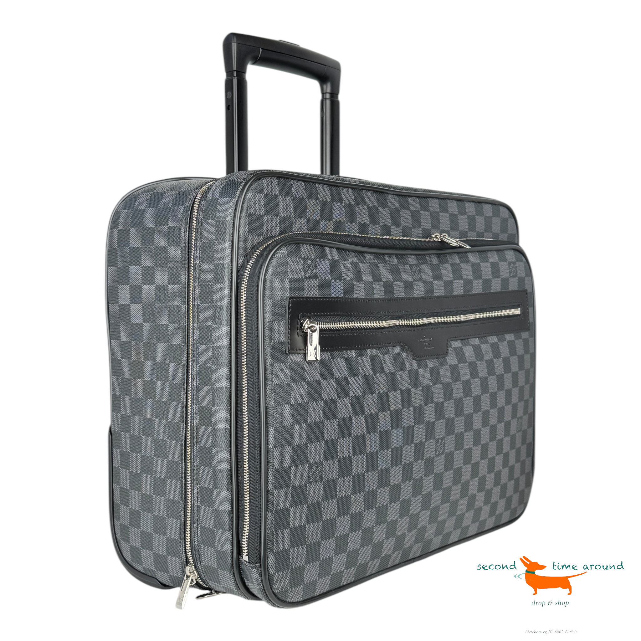 Louis Vuitton Pilot Trolley Damier Graphite